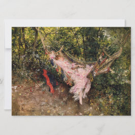 Dam Resting in a Hammock (av Giovanni Boldini) Kort