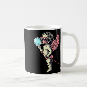 Dam Retro Cupid Alla hjärtans dag Söt Vintage Cupi Kaffemugg