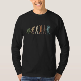 Dam Retro Evolution Of Man Golf T Shirt