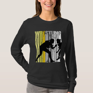 Dam Retro Wrestling Retro Tonåring Tonåring Farmor T Shirt