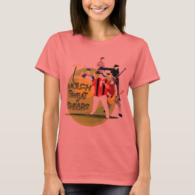 Dam Ringer Band - plocka färg Tee (Framsida)