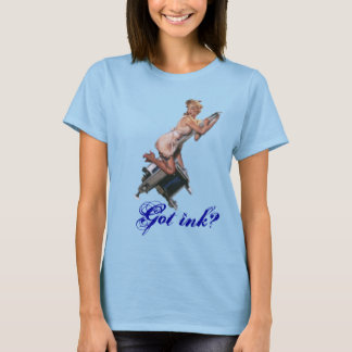 Dam Ringer "Har Bläck?" T-Shirt