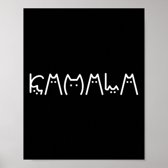 Dam Roligt Dam utan barn för Harris 2024 Poster (Framsidan)