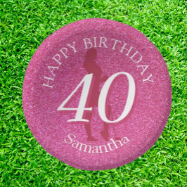 DAM ROSA GLITTER BIG BIRTHDAY