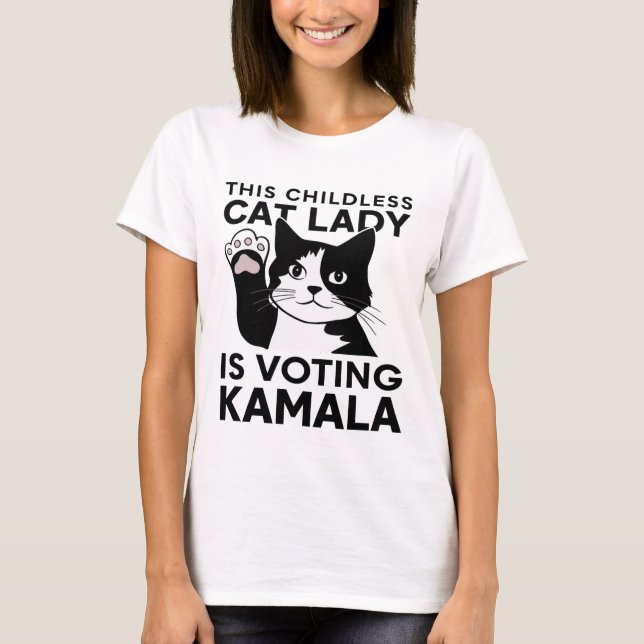 Dam röstar kamala T-shirt (Framsida)