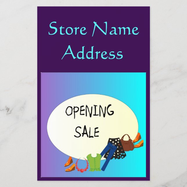 Dam Shop Open Sale> Flyer (Framsidan)