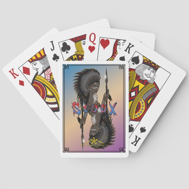 Dam Sioux Casinokort (Baksidan)