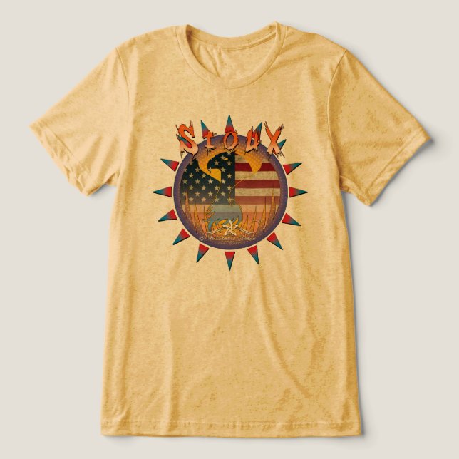 Dam Sioux T Shirt (Design Framsida)