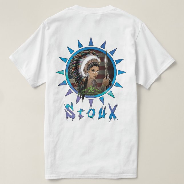 Dam Sioux T Shirt (Design baksida)