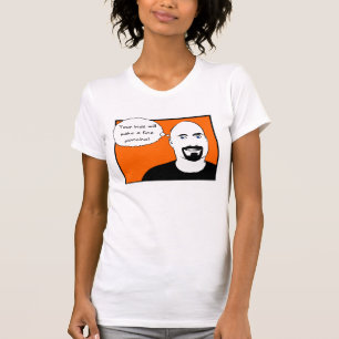 Dam-ska skinn gör en fin Poncho T-shirt