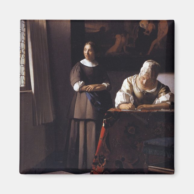 Dam Skriva Brev Magnet (Framsidan)