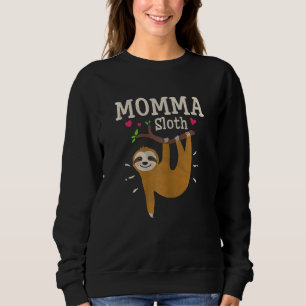 Dam Sloth Grafisk Humor Zoo Djur Mamma T Shirt