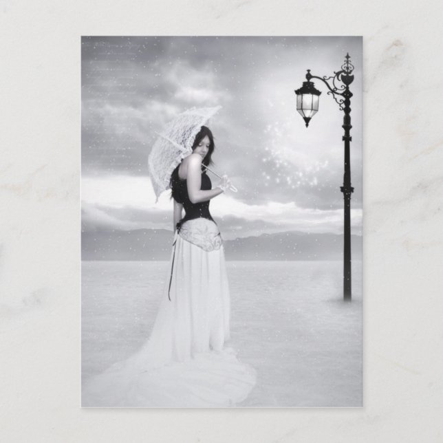 "Dam Snowflake" vykort (Framsida)