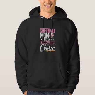 Dam- Softboll Grafisk För Kvinnor Flickor Mammor Hoodie