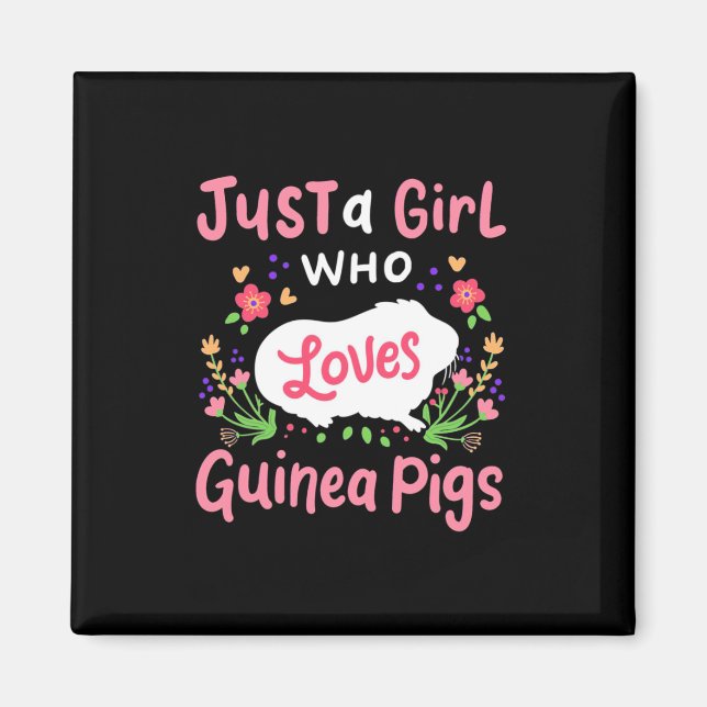 Dam som Kärlek Guinea-Grisar Magnet (Framsidan)