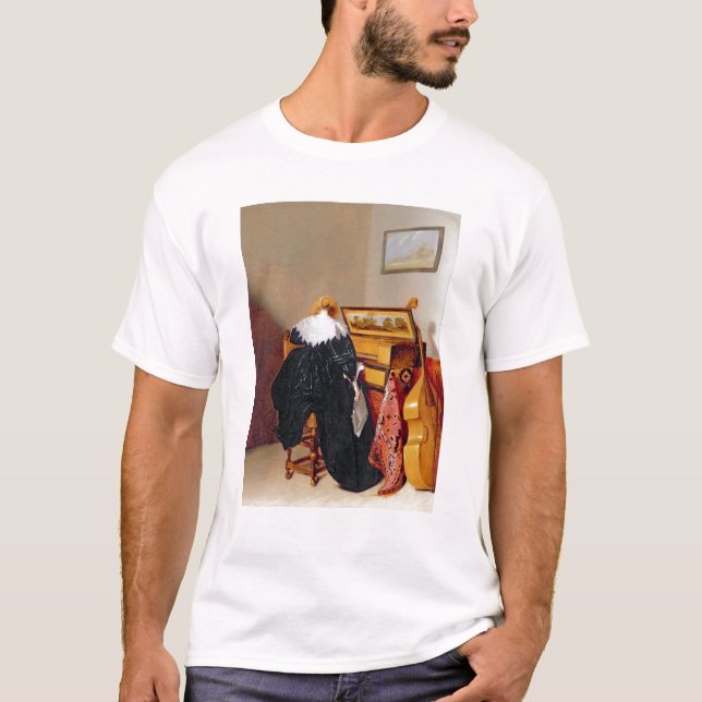 Dam som placeras av en Virginal Tee Shirt (Framsida)