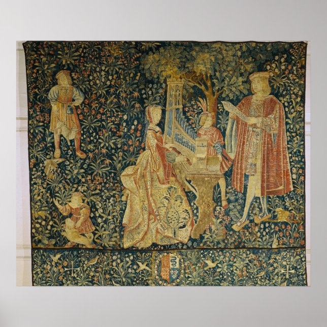 Dam som spelar portorgan från poster (Framsidan)