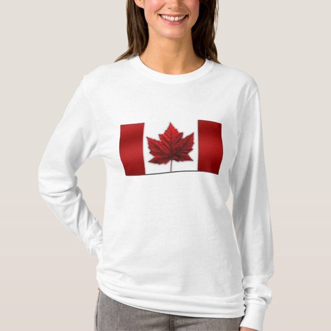 Dam Souvenir Shirt för kvinnor i Kanada T-shirt (Framsida)