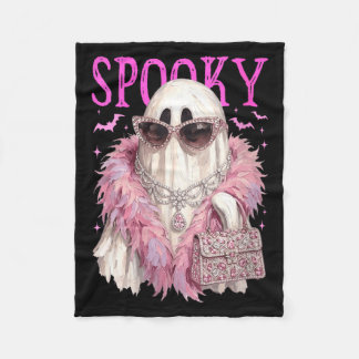 Dam spooky söt glamour spök solglasögon Halloween Fleecefilt