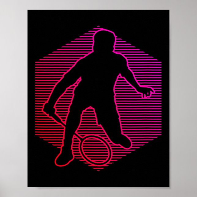 Dam Squash Herr Shuttle Badminton  Poster (Framsidan)
