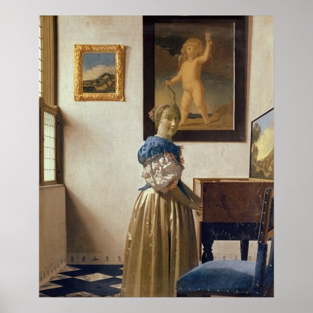 Dam, ställning vid ungdom, 1672-73 poster (Framsidan)