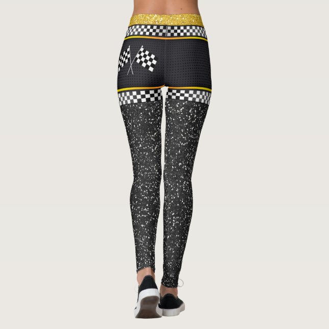Dam starta dina motorns balar i Mode Leggings (Baksida)