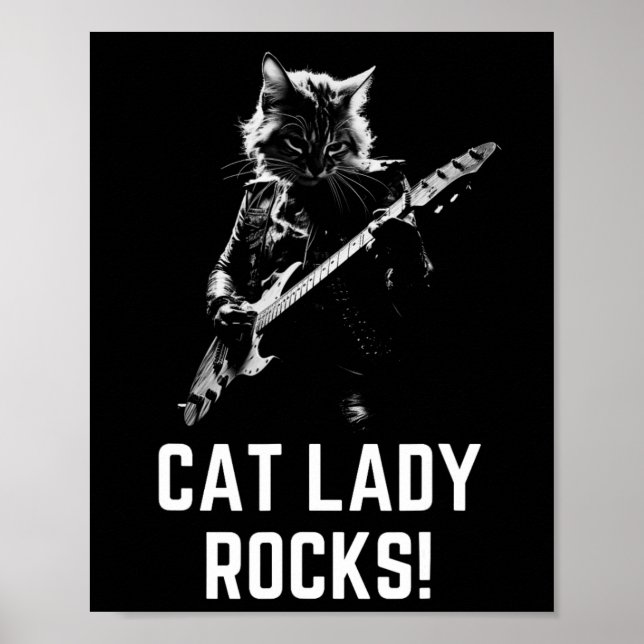 Dam Sten! Guitar Dam Fru talman Kamala H Poster (Framsidan)