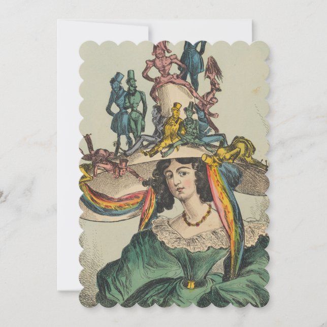 Dam - storlek 12,7 cm x 17,8 cm spara datumet (Framsida)