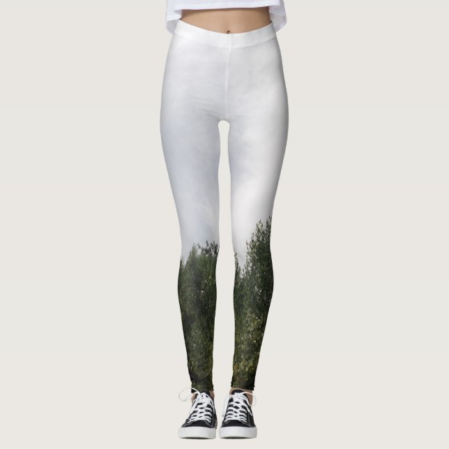Dam: sträckformar för miljödesign leggings (Framsida)