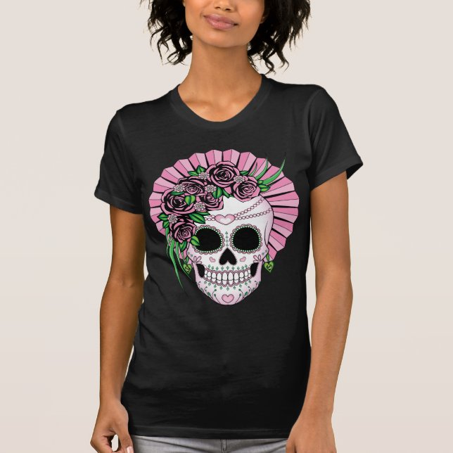 Dam Sugar Skull T-shirt (Framsida)