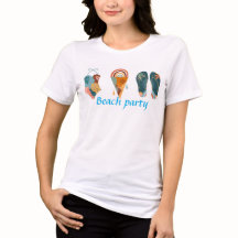 dam T-shirt Beach Party