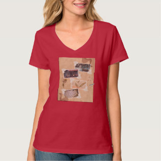 Dam- T-Shirt med fotokollage | Trendig Ae