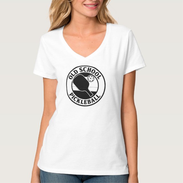 Dam T-shirts Old School Pickleball. (Framsida)