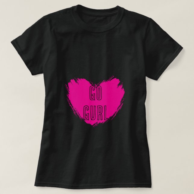 Dam-T-shirts T Shirt (Design framsida)