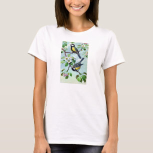 Dam T-tröja - Ornithology - talgoxar Tee