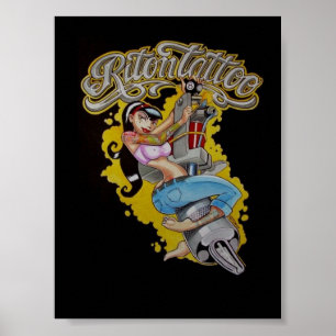 dam tatuering poster