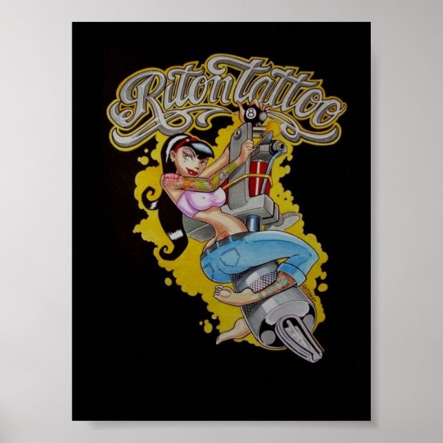 dam tatuering poster (Framsidan)