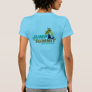 Dam Teal Jump Toppmötet T-Shirt