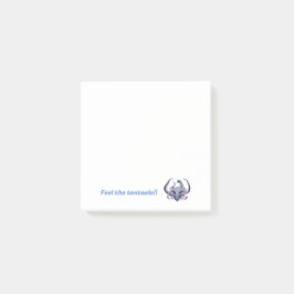 Dam tentacle-anteckningar post-it block