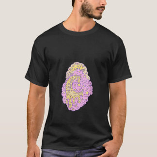 Dam Threadless Aidadaism Kräm Katt Smälter På T Shirt