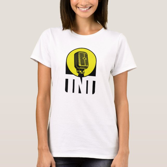 Dam TNT Vit Logotyp T-shirt (Framsida)