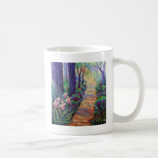 Dam Tofflor vid Väg Kaffemugg
