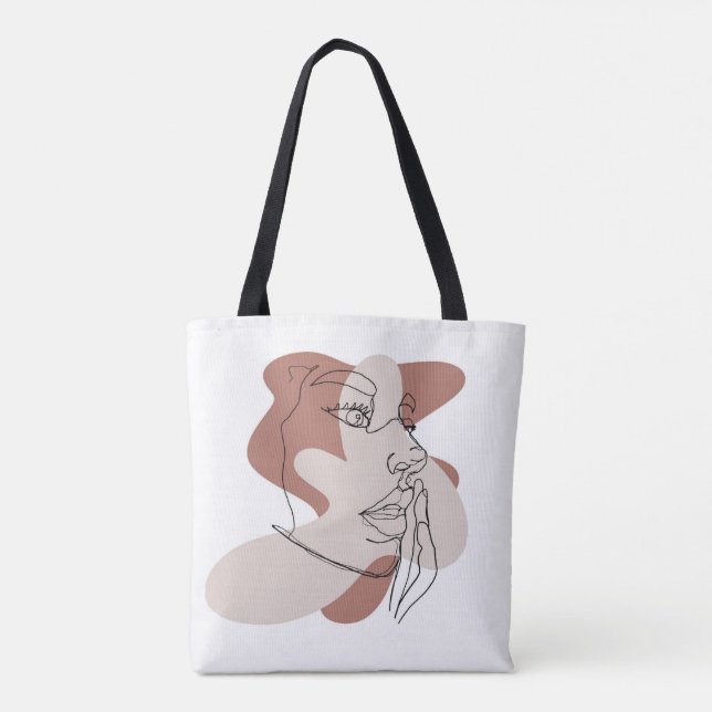 Dam Tote Bag Tygkasse (Baksida)