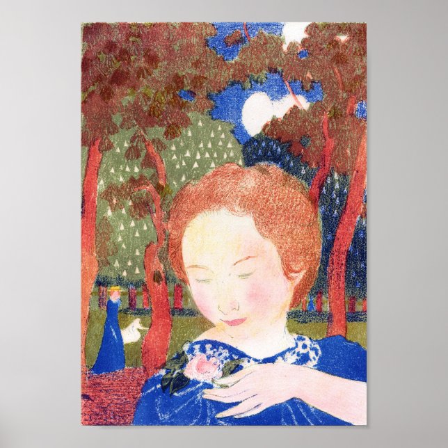 Dam Touching the Corsage, Maurice Denis Poster (Framsidan)