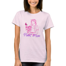Dam Trädgårdsmamma Trädgårds T-Shirt