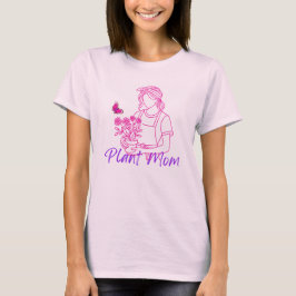 Dam Trädgårdsmamma Trädgårds T-Shirt