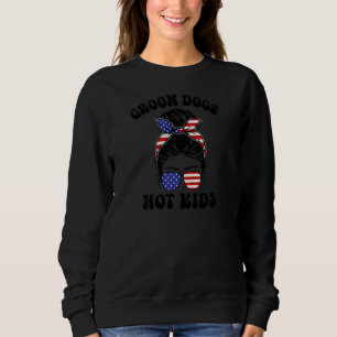 Dam Tränar Hundar Inte Barn Rufsigt Upphostad US A T Shirt