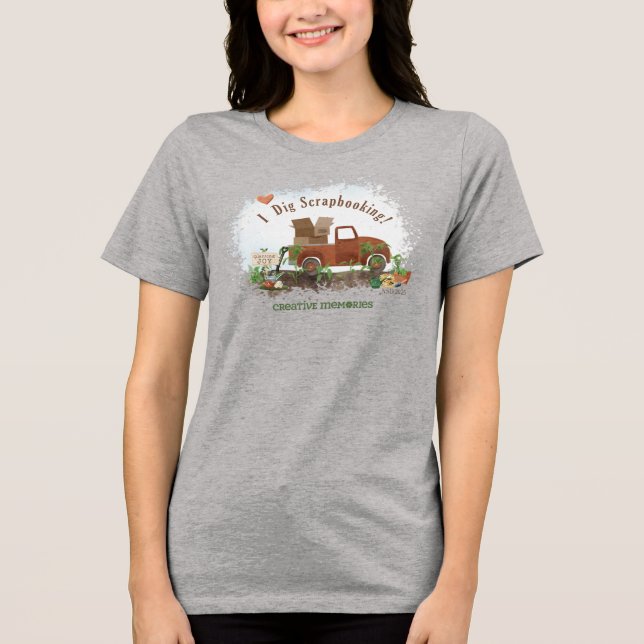 Dam Tri-Blend Shirt T (Framsida)