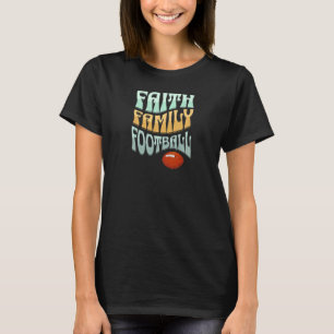 Dam Tro Familj Fotboll Dam Groovy Retro 6 T Shirt