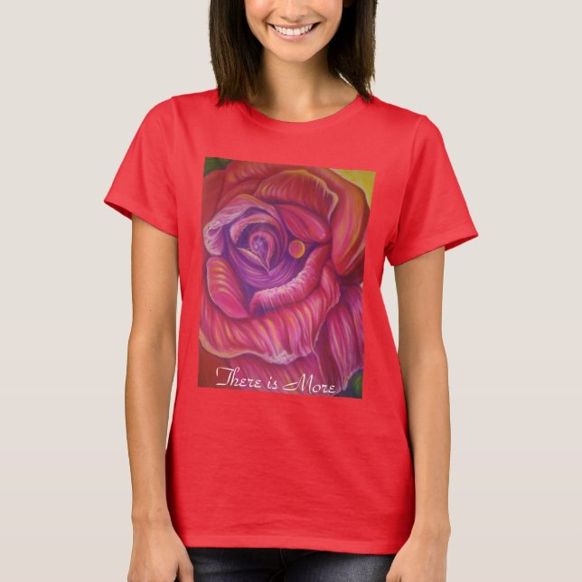 Dam tshirt med konstrotrycket tee (Framsida)